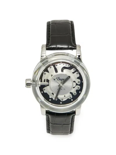 Pre-owned St Dupont Hyperdome 43mm Watch In Silver