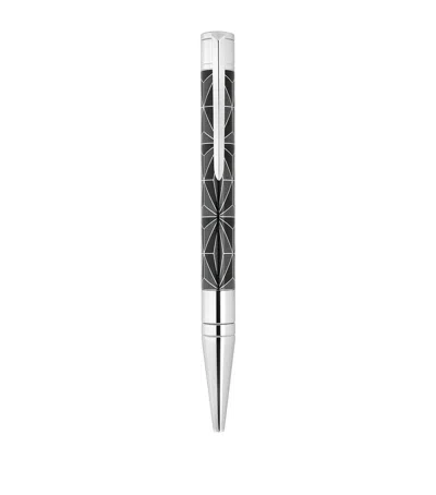 St Dupont S.t. Dupont Initial Fire X Ballpoint Pen In Black