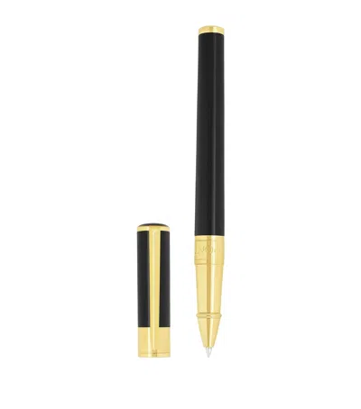 St Dupont S.t. Dupont Initial Rollerball Pen In Black