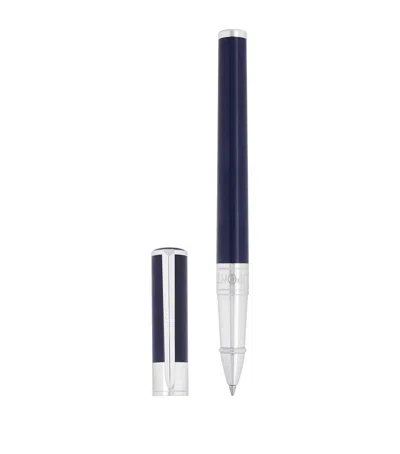 St Dupont S.t. Dupont Initial Rollerball Pen In Blue