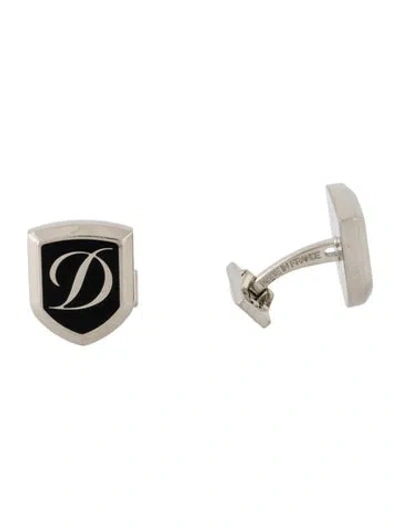 Pre-owned St Dupont Lacquer Cufflinks In Multi