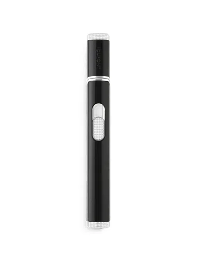 St Dupont Lacquered Logo-engraved Lighter In Black
