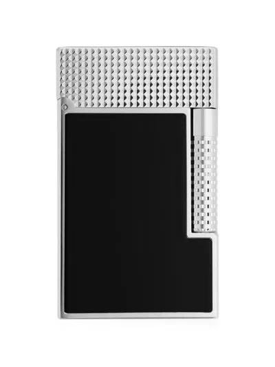 St Dupont Le Grand Cling Lighter In Black
