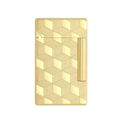 St Dupont Li Li Initial Cube Y Gold 020841