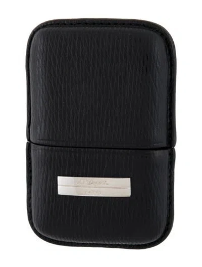 Pre-owned St Dupont Lighter Case In Black
