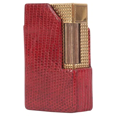 Pre-owned St Dupont Lighter "s.t. Dupont Ligne 1 Br Regular, Gold Plated Diamond Heads", France In Brown