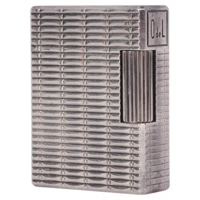 Pre-owned St Dupont Lighter "s.t. Dupont Ligne 1 Bs Small", France, 1960s In Gray