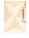 St Dupont Ligne 2 Engraved Lighter In Gold