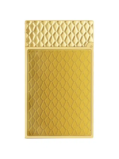 St Dupont Ligne 2 Lighter In Gold