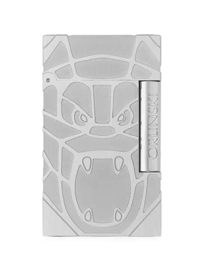 St Dupont Ligne 2 Orlinski Lighter In Gray