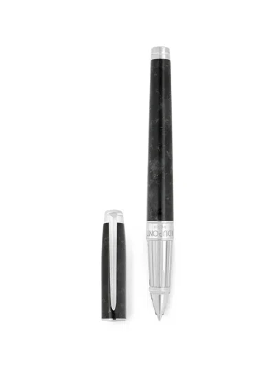St Dupont Line D Eternity Fluted Pen In Black