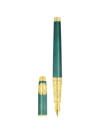 St Dupont Line D Eternity Pen In Green