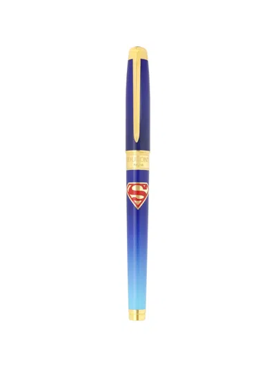 St Dupont Line D Eternity Superman Rollerball Pen In Blue