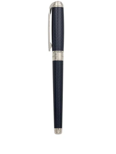 St Dupont Line D Fountain Pen In Blue
