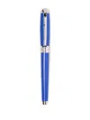 St Dupont Line D Large Fountain Pen In Blue