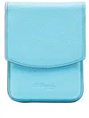 St Dupont Logo-debossed Leather Cigarette Case In Blue