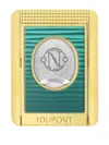 St Dupont Logo-detail Cigar Cutter Stand In Gold