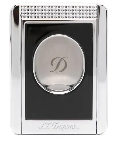 St Dupont Logo-engraved Cigar Cutter In Silver