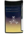 St Dupont Maxijet Montecristo La Nuit Lighter In Silver