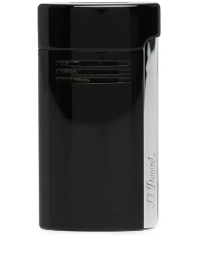 St Dupont Megajet Engraved Logo Lighter In Black