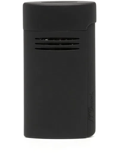 St Dupont Megajet Lacquer-finish Lighter In Black