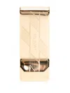 St Dupont Monogram Money Clip In Gold