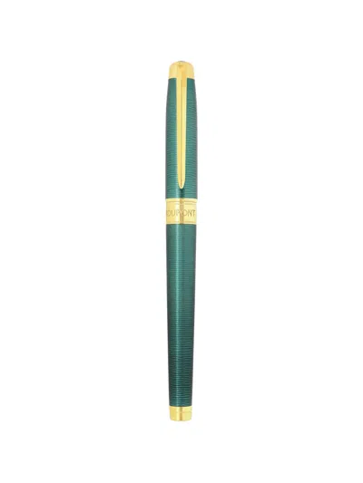 St Dupont Pacific Gold Rollerball In Green