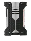 St Dupont Panelled Lighter In Silver