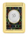 St Dupont Patterned Gold-tone Cigar Cutter In Multi