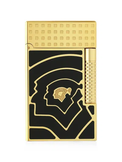 St Dupont Patterned Lighter In Multi