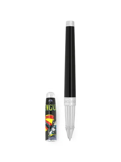 St Dupont Penguin-print Rollerball Pen In White