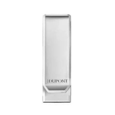 St Dupont Rect Money Clip Silvery Art. 003121 In Metallic