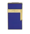St Dupont S. T. Dupont Lacquered Biggy Lighter In Blue