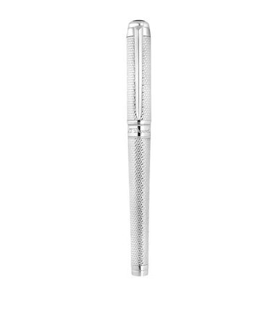 St Dupont Line 2 Eternity Xl Fountain Pen In Metallic