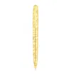St Dupont Line D Eternity Monogram 1872 Ballpoint Pen In Gold