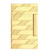 St Dupont S. T. Dupont Monogram 1872 Guilloche Ligne 2 Lighter In Gold