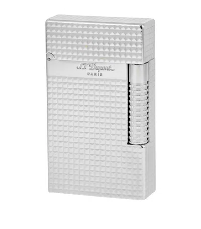 St Dupont S. T. Dupont Palladium-plated New Grand Dupont Lighter In Silver
