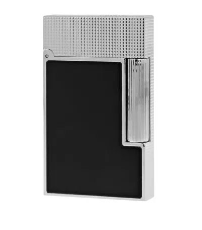 St Dupont Platinum Ligne 2 Lighter In Metallic