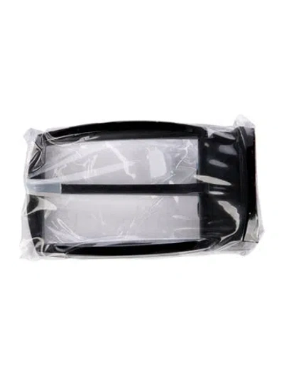 Pre-owned St Dupont Shiny Metal Belt Buckle In Black