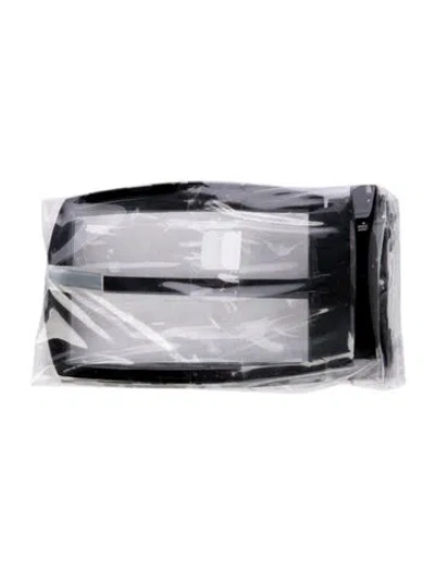 Pre-owned St Dupont Shiny Metal Belt Buckle In Black