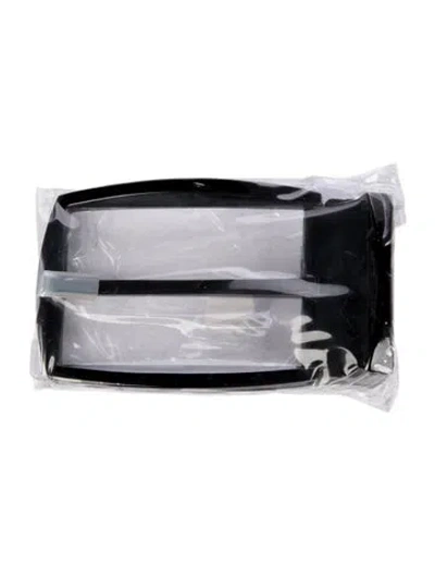 Pre-owned St Dupont Shiny Metal Belt Buckle In Black