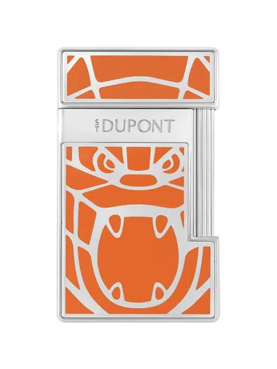 St Dupont Slimmy Lighter In Orange