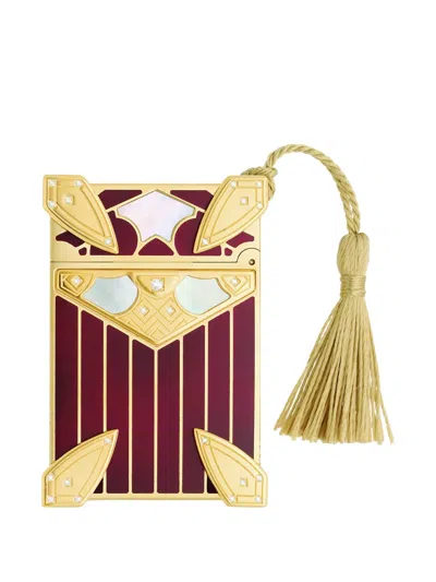 St Dupont Tassel Diamond Lighter In Red