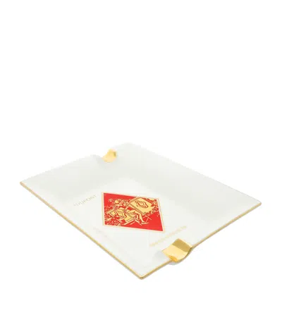 St Dupont X Romeo Y Julieta Porcelain Ashtray In White