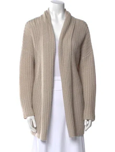 Pre-owned St. Emile Open Front Sweater In Neutral