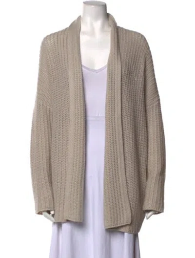 Pre-owned St. Emile Open Front Sweater In Neutrals