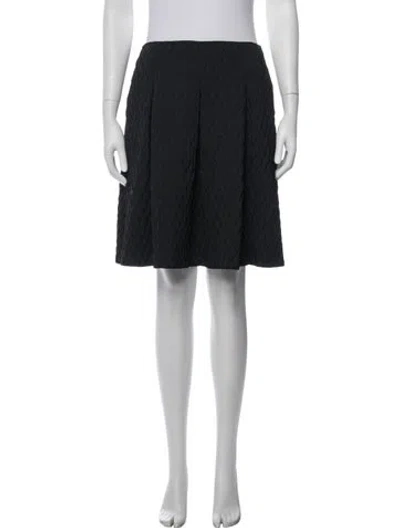 Pre-owned St. Emile Patterned Mini Skirt In Blue