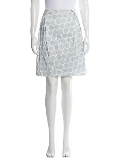 Pre-owned St. Emile Polka Dot Print Knee-length Skirt In Multi