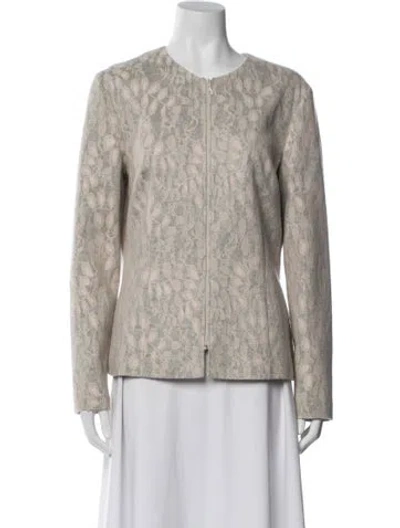 Pre-owned St. Emile Printed Jacket In Neutral