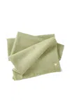 St. Frank Alpaca Throw Blanket In Pistachio